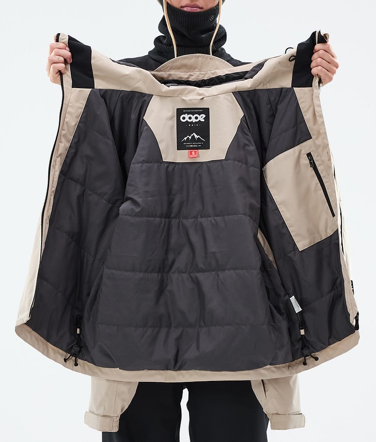 Dope Spartan W Lumilautailutakki Naiset Sand, Kuva 8 / 8