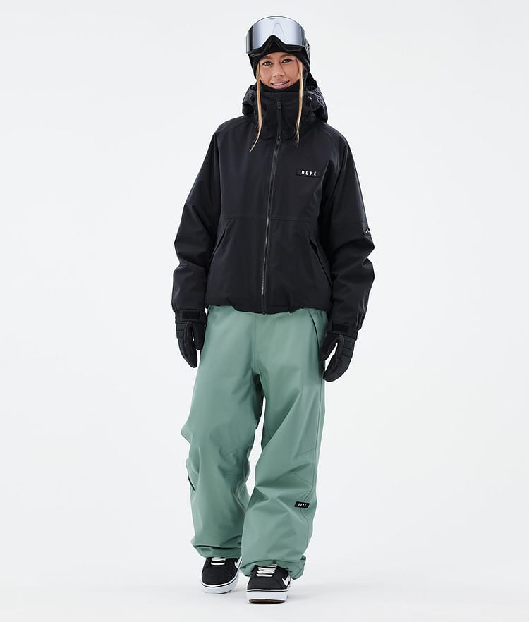Dope Big W 2024 Lumilautailuhousut Naiset Faded Green, Kuva 2 / 5