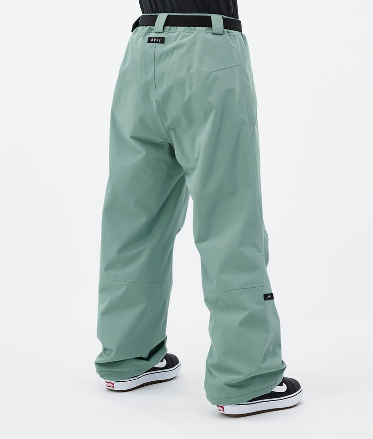 Dope Big W 2024 Lumilautailuhousut Naiset Faded Green, Kuva 4 / 5