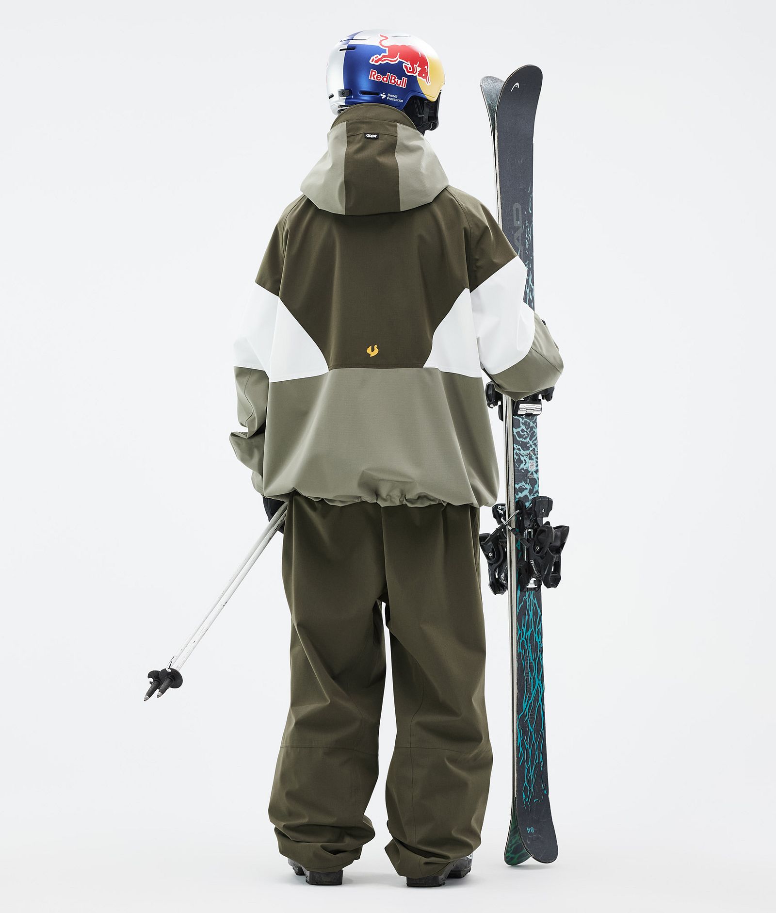 Dope JT Spartan Laskettelutakki Miehet Olive Green/Whitish/Greenish, Kuva 4 / 8