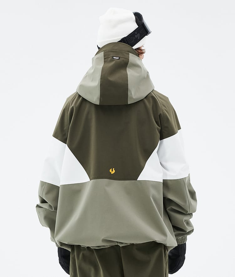Dope JT Spartan Laskettelutakki Miehet Olive Green/Whitish/Greenish, Kuva 6 / 8