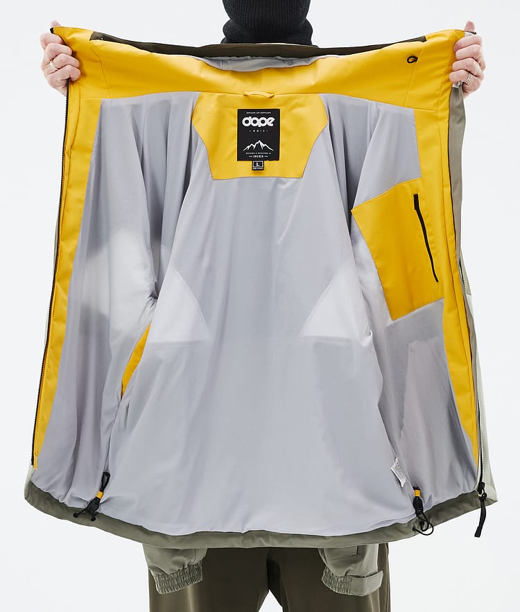 Dope JT Spartan Laskettelutakki Miehet Olive Green/Whitish/Greenish, Kuva 8 / 8