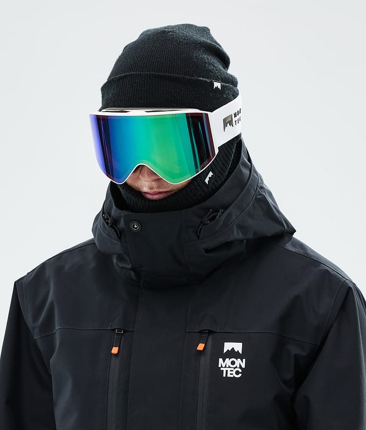 Montec Scope Laskettelulasit White W/Tourmaline Green Mirror, Kuva 3 / 6