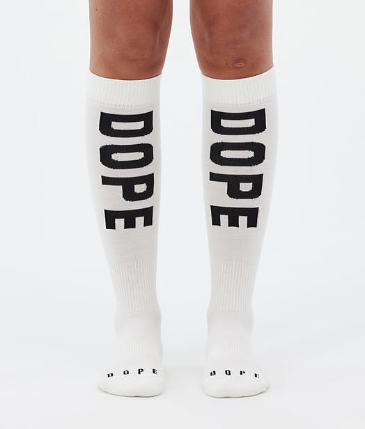 Dope Essential Laskettelusukat White