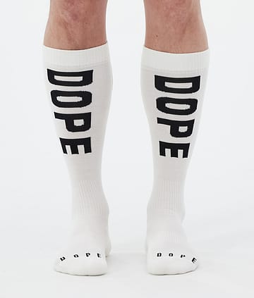 Dope Essential Laskettelusukat White