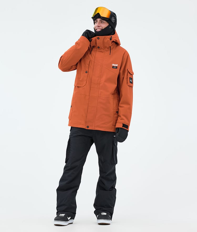 Dope Adept Lumilautailutakki Miehet Burned Orange, Kuva 2 / 9
