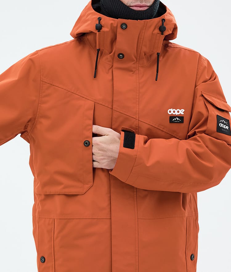 Dope Adept Lumilautailutakki Miehet Burned Orange, Kuva 8 / 9