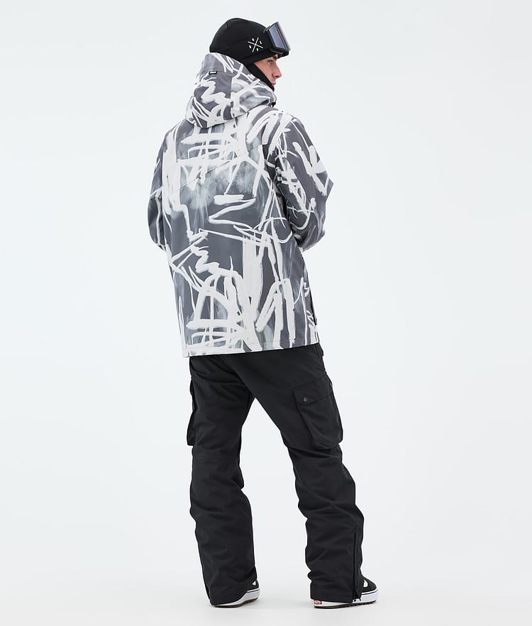 Dope Adept Lumilautailutakki Miehet Scribble Black, Kuva 4 / 9