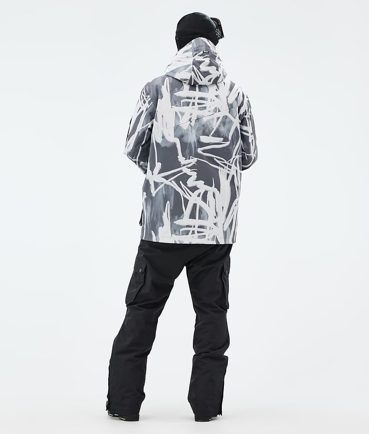 Dope Adept Laskettelutakki Miehet Scribble Black, Kuva 4 / 9