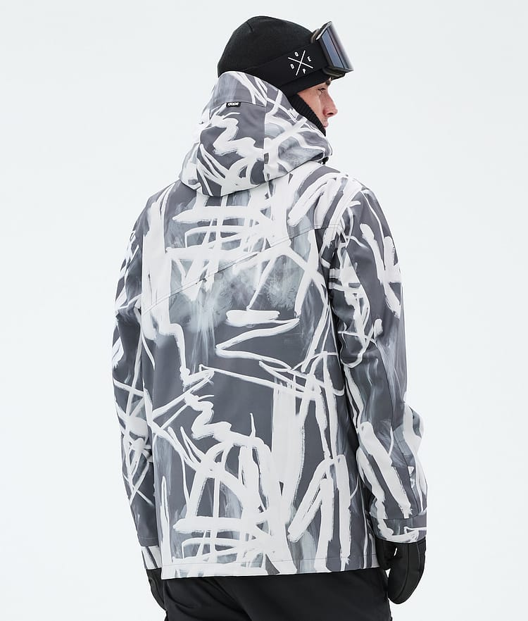 Dope Adept Lumilautailutakki Miehet Scribble Black, Kuva 6 / 9