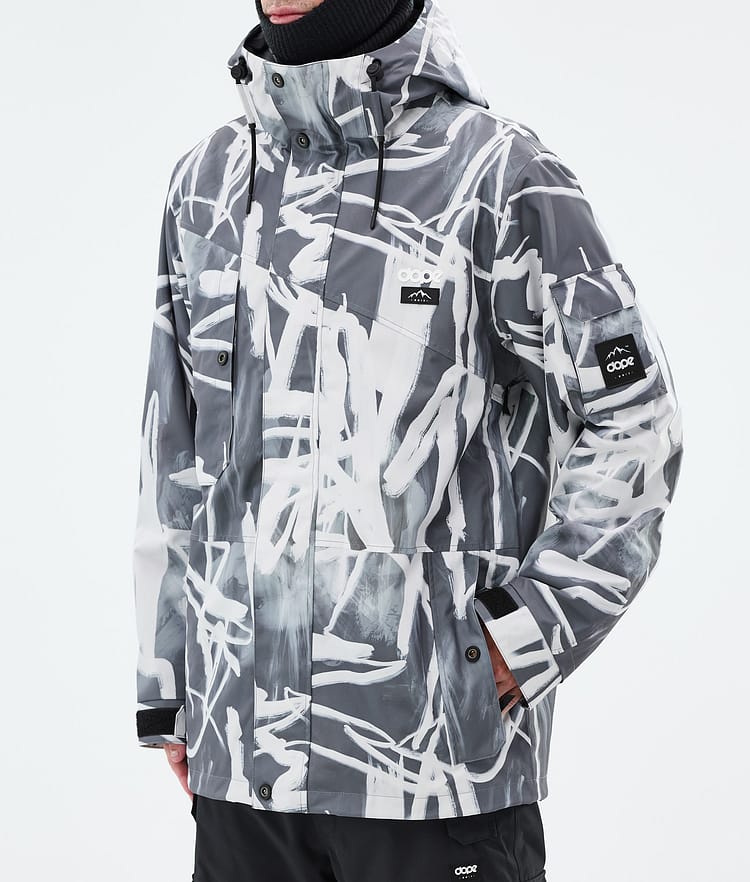 Dope Adept Lumilautailutakki Miehet Scribble Black, Kuva 7 / 9