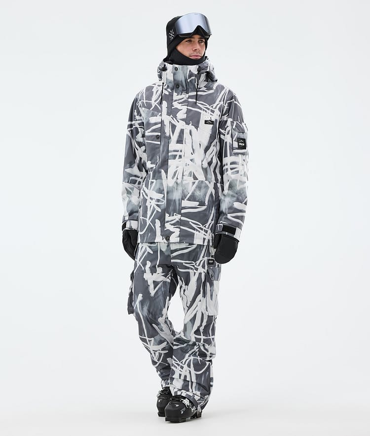 Dope Adept Laskettelutakki Miehet Scribble Black, Kuva 2 / 9