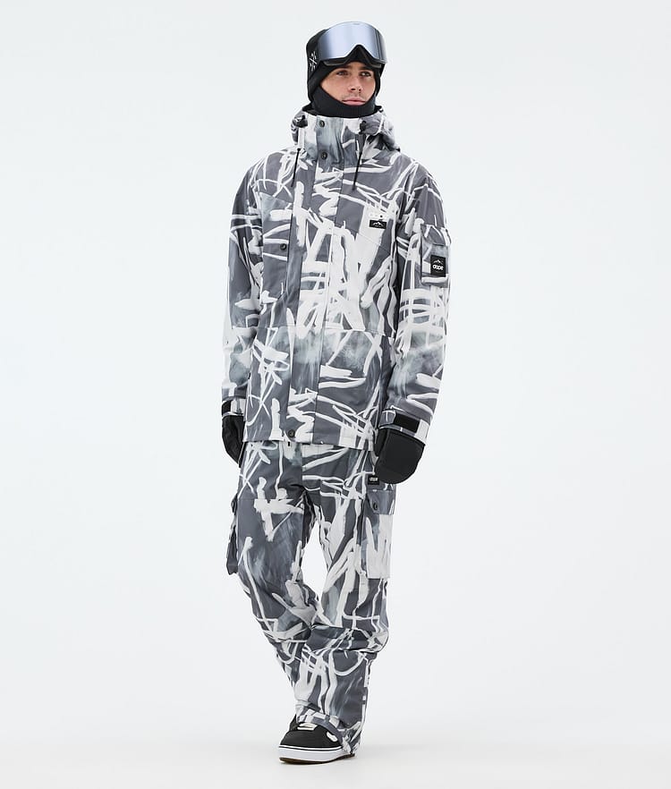 Dope Adept Lumilautailutakki Miehet Scribble Black, Kuva 2 / 9