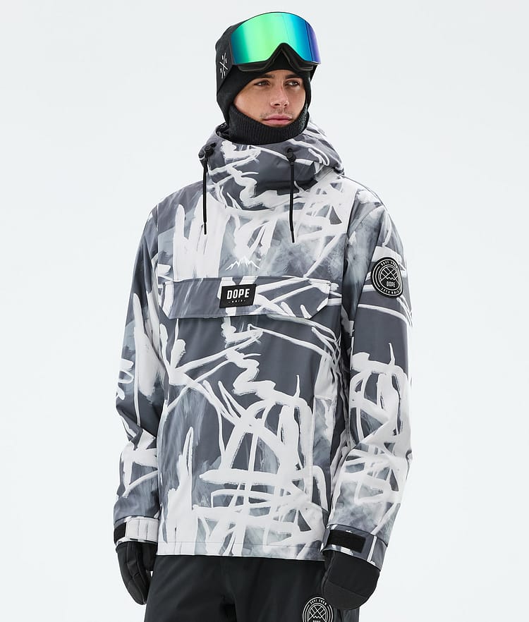 Dope Blizzard Laskettelutakki Miehet Scribble Black, Kuva 1 / 8