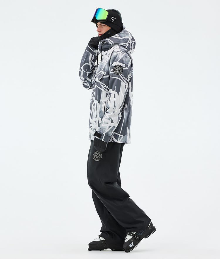 Dope Blizzard Laskettelutakki Miehet Scribble Black, Kuva 3 / 8