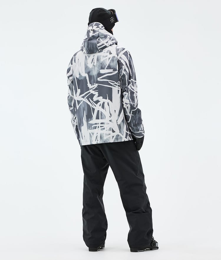 Dope Blizzard Laskettelutakki Miehet Scribble Black, Kuva 4 / 8
