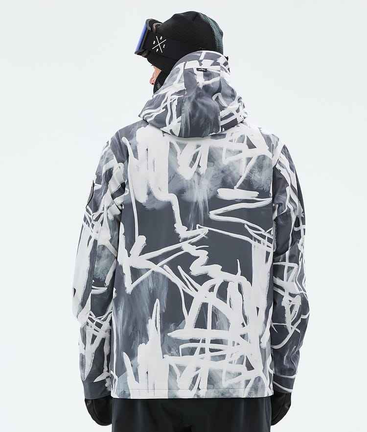 Dope Blizzard Lumilautailutakki Miehet Scribble Black, Kuva 6 / 8