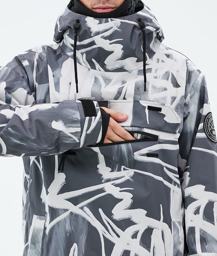 Dope Blizzard Laskettelutakki Miehet Scribble Black, Kuva 8 / 8