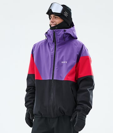 Dope Spartan Lumilautailutakki Sport Vivid Purple/Red/Black