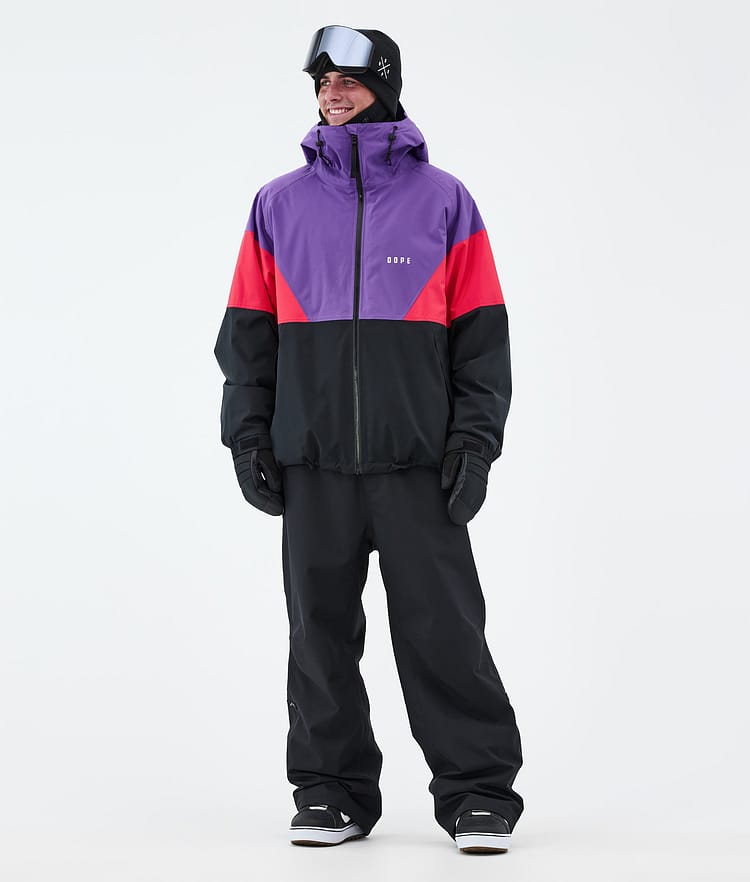 Dope Spartan Lumilautailutakki Miehet Sport Vivid Purple/Red/Black, Kuva 2 / 8