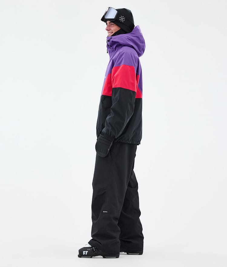 Dope Spartan Laskettelutakki Miehet Sport Vivid Purple/Red/Black, Kuva 3 / 8