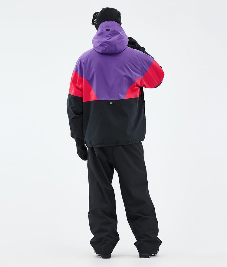 Dope Spartan Laskettelutakki Miehet Sport Vivid Purple/Red/Black, Kuva 4 / 8