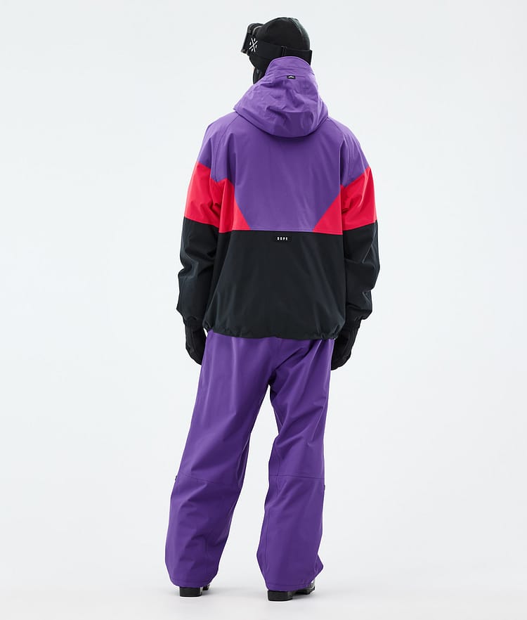 Dope Spartan Laskettelutakki Miehet Sport Vivid Purple/Red/Black, Kuva 4 / 8