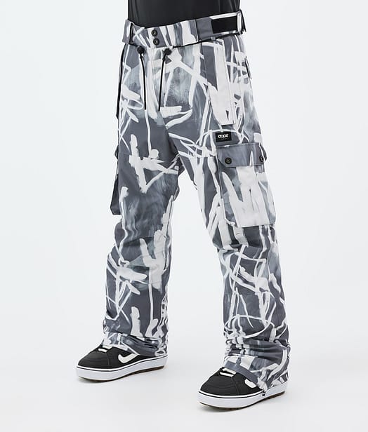 Dope Iconic Lumilautailuhousut Miehet Scribble Black