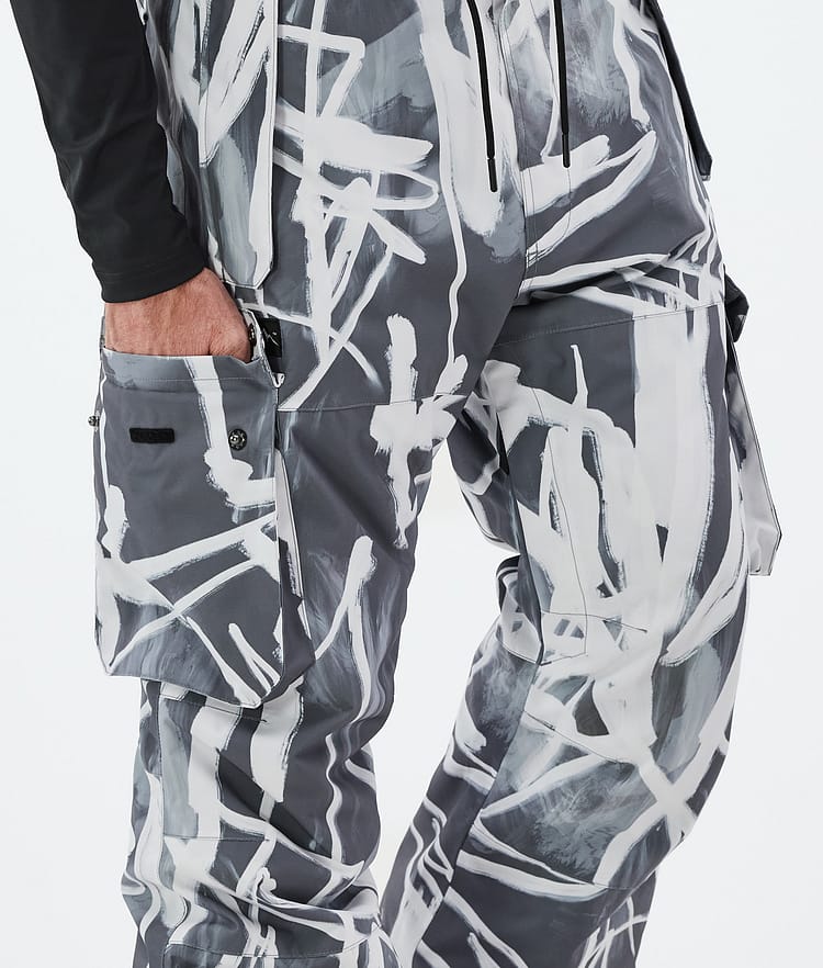 Dope Iconic Lumilautailuhousut Miehet Scribble Black, Kuva 6 / 7