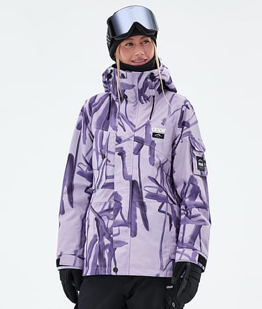 Dope Adept W Laskettelutakki Naiset Scribble Purple