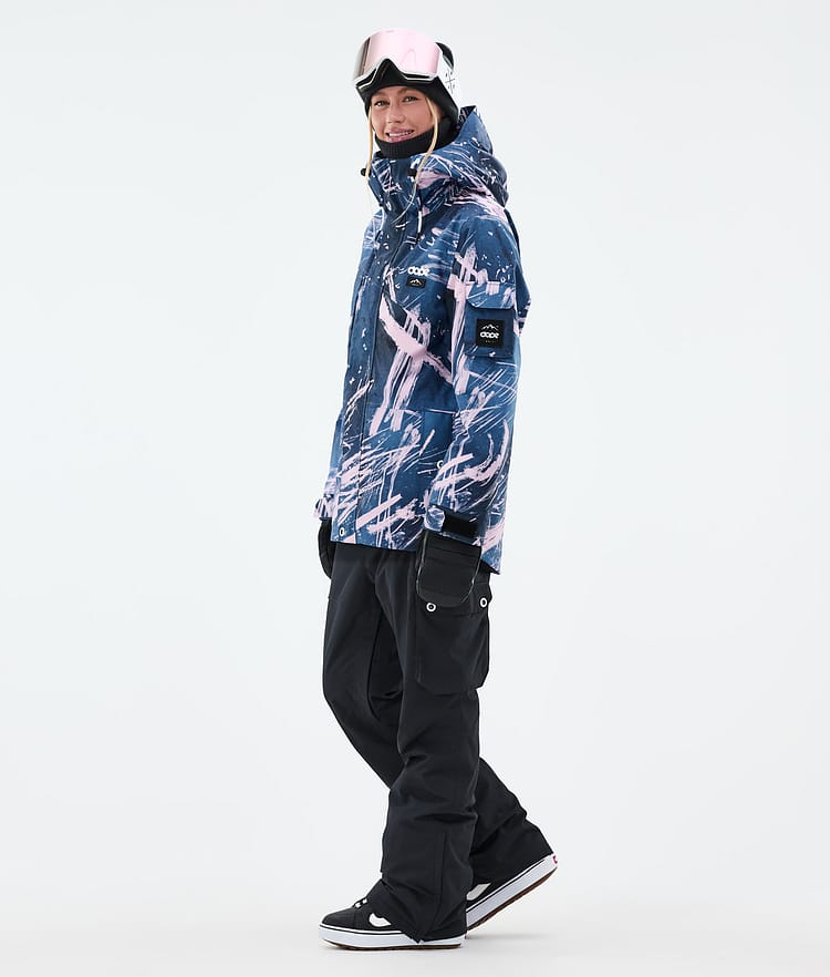 Dope Adept W Lumilautailutakki Naiset Carvings Pink, Kuva 3 / 9