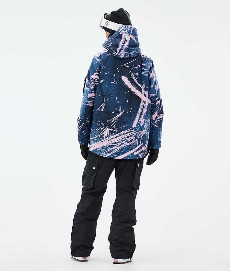 Dope Adept W Lumilautailutakki Naiset Carvings Pink, Kuva 4 / 9