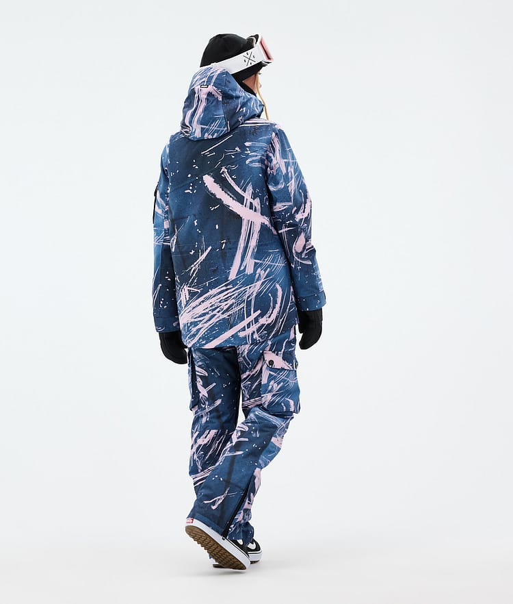 Dope Adept W Lumilautailutakki Naiset Carvings Pink Renewed, Kuva 4 / 9