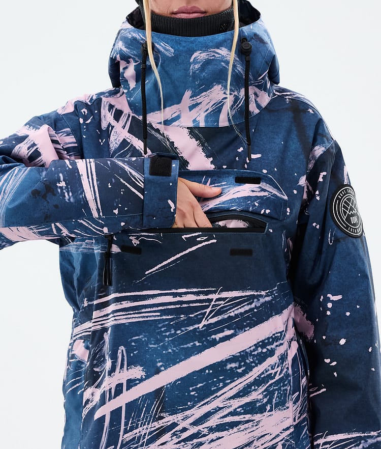 Dope Blizzard W Lumilautailutakki Naiset Carvings Pink, Kuva 8 / 8