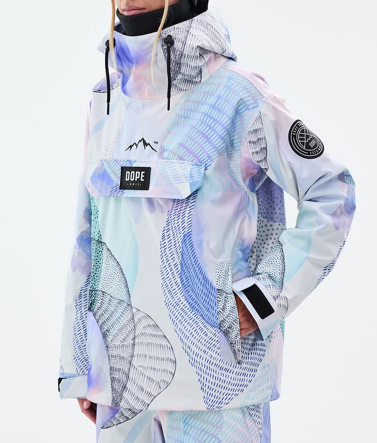 Dope Blizzard W Lumilautailutakki Naiset Mist, Kuva 7 / 8