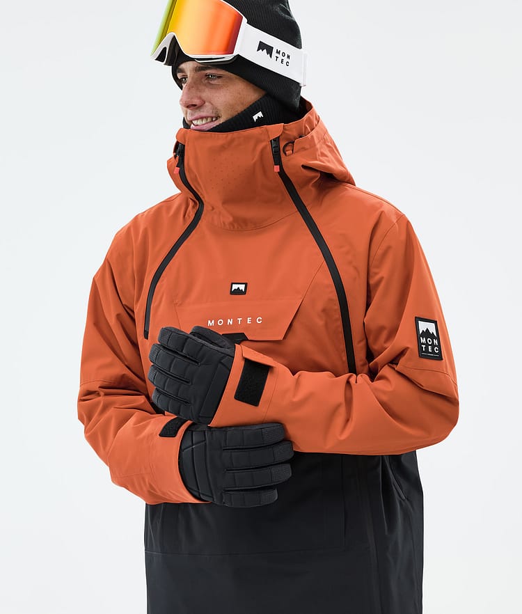 Montec Doom Lumilautailutakki Miehet Burned Orange/Black, Kuva 2 / 11
