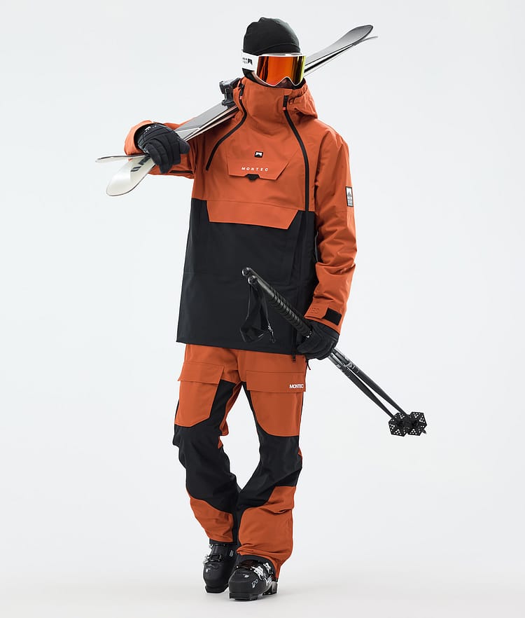 Montec Doom Laskettelutakki Miehet Burned Orange/Black, Kuva 3 / 11
