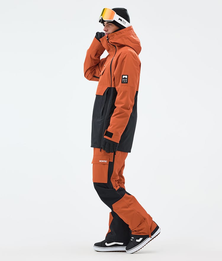 Montec Doom Lumilautailutakki Miehet Burned Orange/Black, Kuva 4 / 11