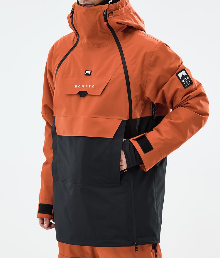 Montec Doom Laskettelutakki Miehet Burned Orange/Black, Kuva 8 / 11