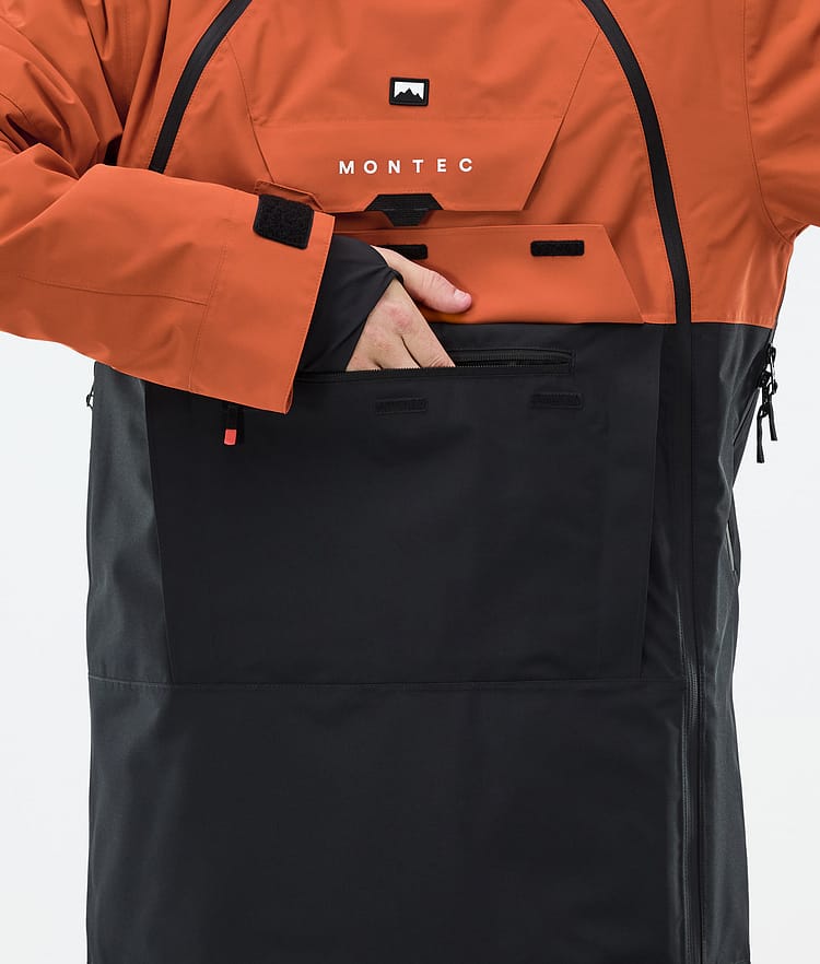 Montec Doom Laskettelutakki Miehet Burned Orange/Black, Kuva 9 / 11