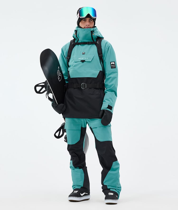Montec Doom Lumilautailutakki Miehet Turquoise/Black, Kuva 3 / 11