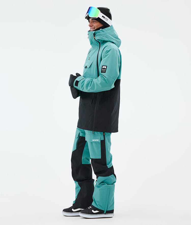 Montec Doom Lumilautailutakki Miehet Turquoise/Black, Kuva 4 / 11