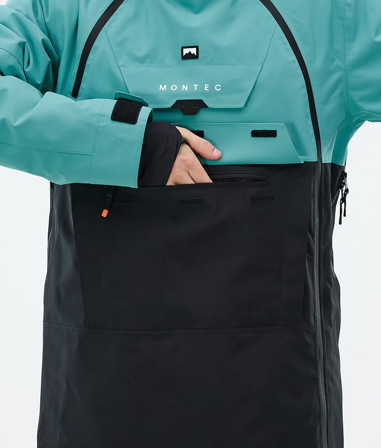 Montec Doom Lumilautailutakki Miehet Turquoise/Black, Kuva 9 / 11