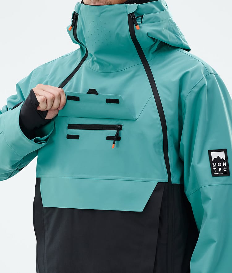 Montec Doom Lumilautailutakki Miehet Turquoise/Black, Kuva 10 / 11