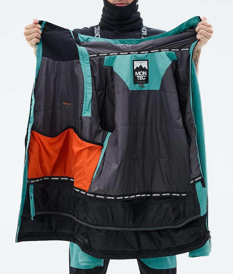 Montec Doom Lumilautailutakki Miehet Turquoise/Black, Kuva 11 / 11
