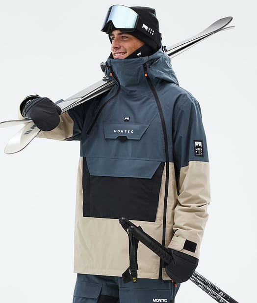 Montec Doom Laskettelutakki Miehet Metal Blue/Black/Sand