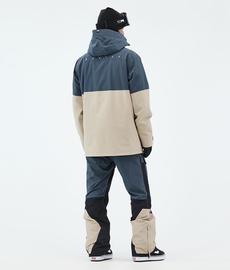 Montec Doom Lumilautailutakki Miehet Metal Blue/Black/Sand, Kuva 5 / 11