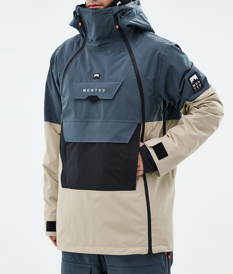 Montec Doom Lumilautailutakki Miehet Metal Blue/Black/Sand, Kuva 8 / 11