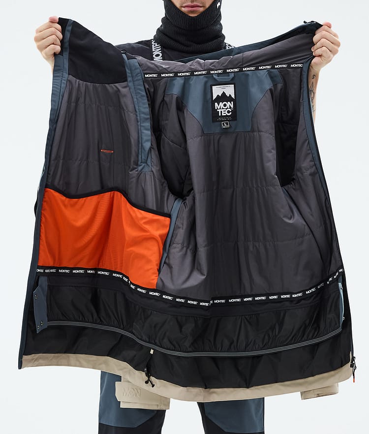 Montec Doom Laskettelutakki Miehet Metal Blue/Black/Sand, Kuva 11 / 11