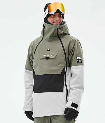 Montec Doom Laskettelutakki Miehet Greenish/Black/Light Grey